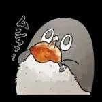 【夏】虚無かわいいアデリーペンギン