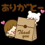 超人気女の子スタンプ