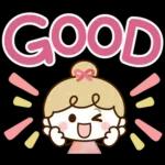 丁寧♡文字でか】リボンの女の子♪