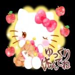 ハローキティ_水彩画タッチ_-_