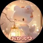 ハローキティの春のテーマのステッカーセット
