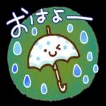 爽やか・雨の日スタンプ_-