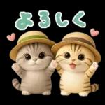 ねこちぃず♡夏スタンプ