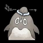 【夏】虚無かわいいアデリーペンギン