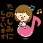 超人気女の子スタンプ