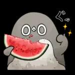 【夏】虚無かわいいアデリーペンギン