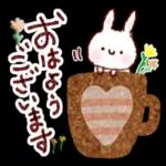 素敵な年になる♪うさぎスタンプ