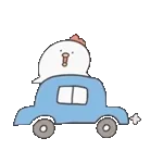 白いゆるとり8(動く)