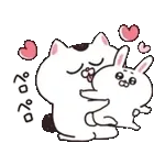 ねこちゃんとうさちゃんだもの