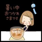 【夏】大人かわいい毎日使えるスタンプ♡