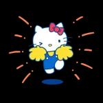 ハローキティ　キュートなデカ文字スタンプ
