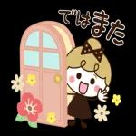 動く♪リボンの女の子【日常会話】