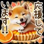 喜怒哀楽の激しい柴犬の野菜ダンス