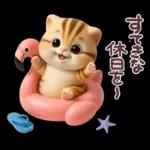 ねこちぃず♡夏スタンプ