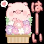 飛び出すぷにぷにブーちゃん【でか文字】_-