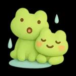 ずっと使える♡梅雨と夏とカエル