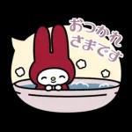 簡単お返事♪マイメロディふきだしスタンプ