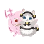 動く！ふわふわ猫たちのハロウィンスタンプ