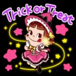 ペコちゃんがかわいい仮装でスタンプに登場！