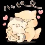 かわいいぶたさんのポップアップスタンプです♪