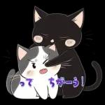 黒猫ステッカー