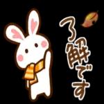 ❤️ほっこり癒し系❤️ハート耳のうさぎさん_