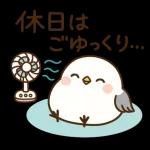 夏気分いっぱいひよこ