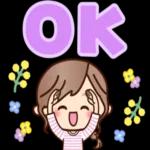 ず～っと使える♡大人のレトロ風スタンプ_-