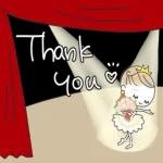 エレガントなバレエのスタンプ