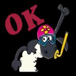 ひつじのショーンが登場！元気いっぱいに活躍するドタバタスタンプです。