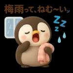 夏のかわいいペンギン