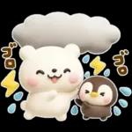 しろくまとペンギン♡夏に涼しいセット