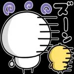 飛び出して動く♡くっきりデカ文字棒人間_-