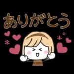 秋の毎日✳︎やさしいスタンプ✳︎女の子