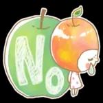 りんごの子スタンプ