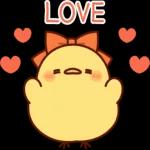 ふっくら♪ことりおやこ3（ポジティブ）