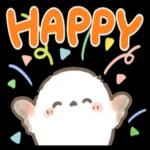 かわいい鳥のスタンプ