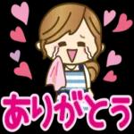 動く！おちゃめの大人可愛い日常会話吹出し