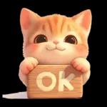 ぽっちゃりちび橘猫