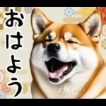 柴犬のあけおめスタンプ