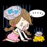 愛され奥様のかわいいスタンプ