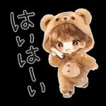 もこもこ着ぐるみがんばるたけちゃん。