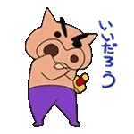 ぶりぶりざえもんスタンプ