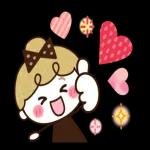 動く♪リボンの女の子【日常会話】