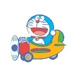 夏のうごくドラえもんスタンプ