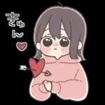 恋する女のこスタンプ