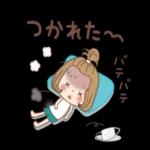 大人可愛い♡［毎日使える夏のスタンプ］