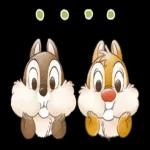 ほんわかイラスト風♪チップとデール