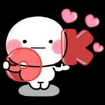 気持ちを伝える♡しろまるハートスタンプ