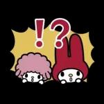 簡単お返事♪マイメロディふきだしスタンプ